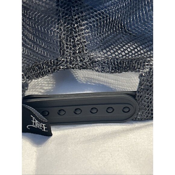 Ed Hardy Trucker Hat Embroidered Tattoo Eagle Skull Blue Mesh Snapback Cap New - Picture 12 of 15